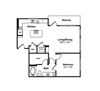 A15 web floor plan A15 web floor plan at Windsor Fitzhugh, 4926 Mission Avenue, Dallas
